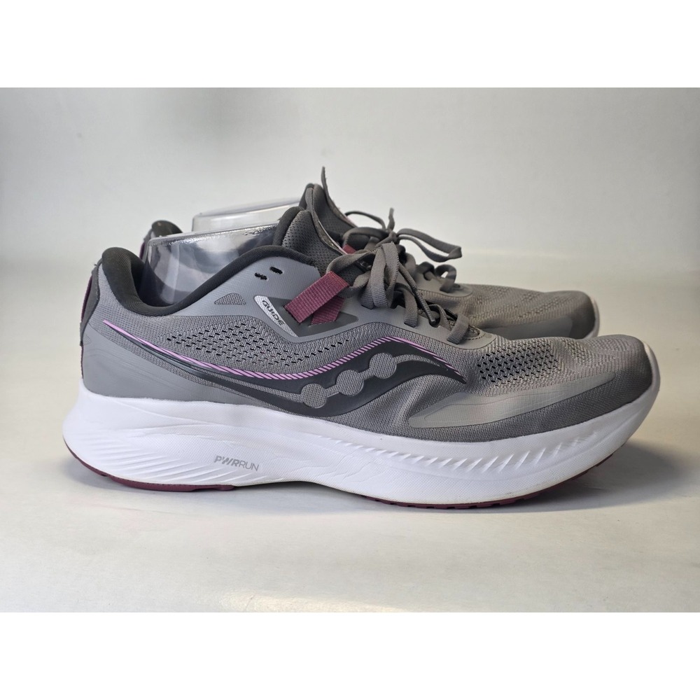 Saucony Guide 15 Women's Sneakers Size 11 EU 43 Gray White Running Walking Shoes